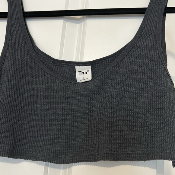 TNA waffle cropped tank - Picture 2 of 2